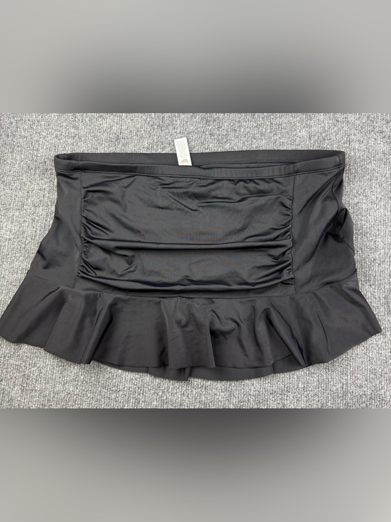 Athleta Other - Athleta Black Ruffled Swim Skirt, Size XL